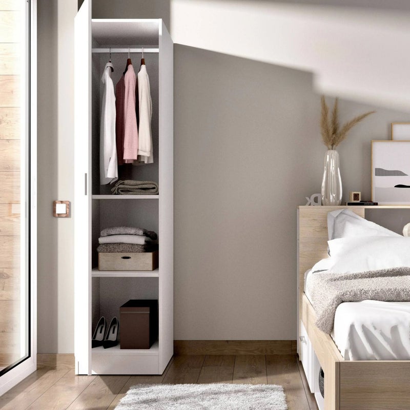 فرنتشر ستور دولاب مودرن ام دى اف 1 درفة - ارتفاع 210 سم - عرض 51 سم - عمق 51 سم من فرنتشر ستور . - Image 2